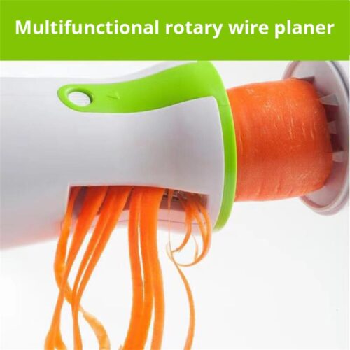 heavy-duty spiralizer slicer, a versatile vegetable cutter for crafting zucchini pasta, noodles, and spaghetti, offering multifunctional use in the kitchen.