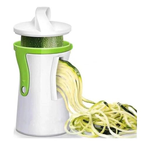 heavy-duty spiralizer slicer, a versatile vegetable cutter for crafting zucchini pasta, noodles, and spaghetti, offering multifunctional use in the kitchen.