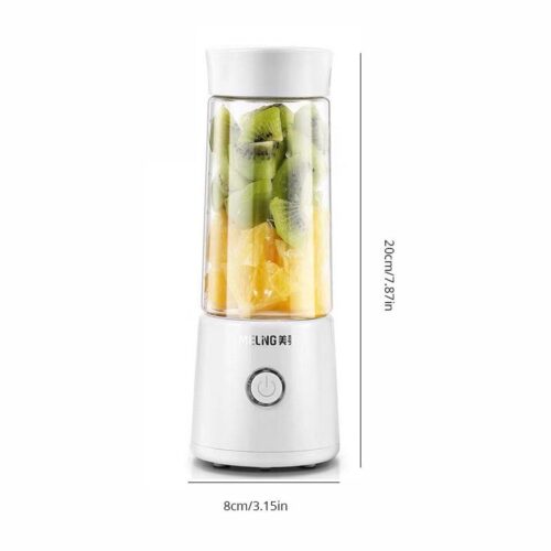 Image of a 300ml USB electric juicer, a mini portable blender, and multi-function juicer, perfect for blending and extracting fruits for smoothies and more.