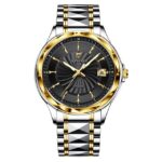 Swiss mechanism Automatic Men Mechanical Watch Luxury Steel chain 50m Waterproof Business Watch Men Watches