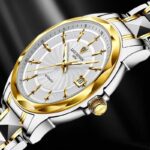 Swiss mechanism Automatic Men Mechanical Watch Luxury Steel chain 50m Waterproof Business Watch Men Watches