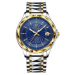 Swiss mechanism Automatic Men Mechanical Watch Luxury Steel chain 50m Waterproof Business Watch Men Watches