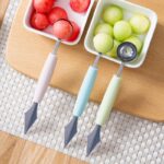 multi-function fruit carving knife, watermelon baller, ice cream digs ball scoop, spoon baller, and various kitchen DIY cold dishes tools and gadgets.