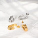 Large Size Drop Earrings for Women Latest 18K Gold Plated Earrings Dubai Jewelry Wedding Party Accessories 2023 Trending