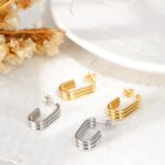 Large Size Drop Earrings for Women Latest 18K Gold Plated Earrings Dubai Jewelry Wedding Party Accessories 2023 Trending