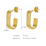 Large Size Drop Earrings for Women Latest 18K Gold Plated Earrings Dubai Jewelry Wedding Party Accessories 2023 Trending