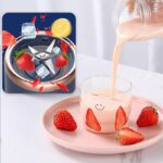 Portable Small Electric Juicer Stainless Steel Blade Juicer Cup Juicer Fruit Automatic Smoothie Blender Kitchen Tool