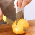 Stainless Steel Onion Needle Fork Vegetable Fruit Slicer Tomato Cutter Cutting Holder Kitchen Accessories Tool