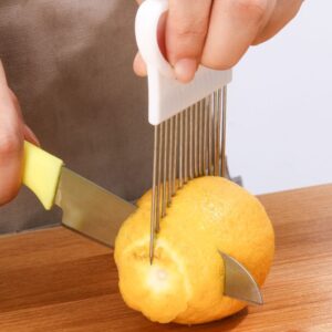 stainless steel onion needle fork, vegetable and fruit slicer, tomato cutter, and cutting holder—a versatile kitchen accessory tool