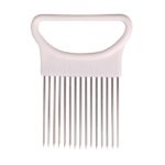 Stainless Steel Onion Needle Fork Vegetable Fruit Slicer Tomato Cutter Cutting Holder Kitchen Accessories Tool