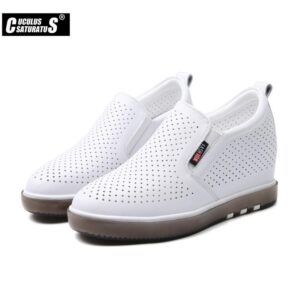 women's wedge sneakers vulcanize shoes, a fashionable and elevated footwear choice.