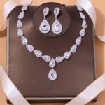 Imported Necklace Jewellery Set or women Luxury Gold and Silver Colour