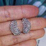 Girls Fashion Jewellery Feathers pattern silver color light weight casual Jewellery Party Wear