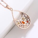 Luxury Jewellery Set Rose Gold Color Pear African Style Neckless for women Daily Casual Fashion