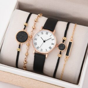 Collection of women's watches set with different styles and Bracelets