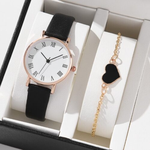 Collection of women's watches set with different styles and Bracelets