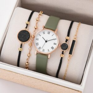 Collection of women's watches set with different styles and Bracelets