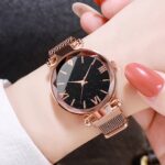 Luxury ladies Bracelet Watches with Magnet Buckle 5 Pcs Watch Set for Women Fashion