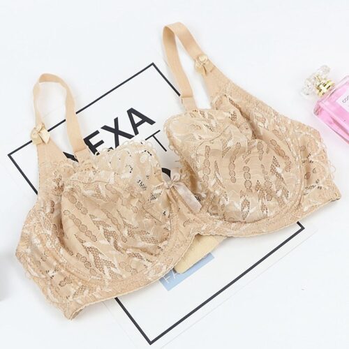A comfortable and supportive bra in a plus size with push-up features, made from soft cotton for all-day wear.