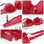 Women Plus Size Brassiere Lingerie Embroidery Floral Lace Bra Sexy Bralette Underwired Underwear