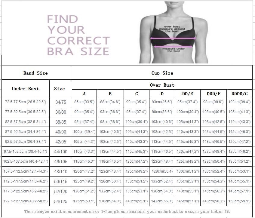 Embroidered Floral Lace Bra Plus Size for Women