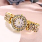 Luxury Rhinestone Watches with Bracelet for women Fashion with beautiful stone Bracelet