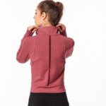 Women’s Winter Sweatshirts Collar Leisure for Female Top Zipper Jacket Sweatshirt