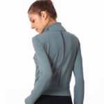 Women’s Winter Sweatshirts Collar Leisure for Female Top Zipper Jacket Sweatshirt