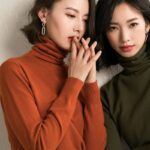 Women's Knitted Sweater High-necked Sweaters Solid-colored Pullover Woman Sweaters