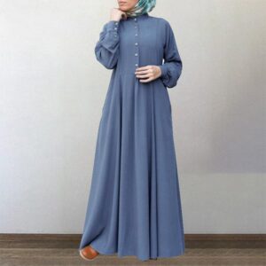 These abayas feature a classic design with cotton fabric, ideal for a traditional and comfortable style.