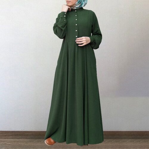 These abayas feature a classic design with cotton fabric, ideal for a traditional and comfortable style.