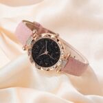 Watch Set for Women Luxury Leather Analog Ladies Quartz Wrist Watch Fashion Bracelet Watch Gifts