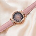 Watch Set for Women Luxury Leather Analog Ladies Quartz Wrist Watch Fashion Bracelet Watch Gifts