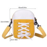 Women Canvas Bag Shoes Shape Shoulder Creative Crossbody Funny Female Handbag and Purses