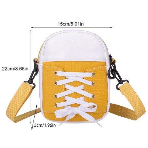 shoulder crossbody bag in the shape of shoes, a unique and fashionable accessory.