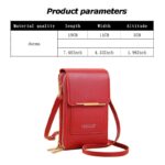 Women Bags Soft Leather Wallets Touch Screen Cell Phone Purse Crossbody Shoulder Strap Handbag for Female Cheap Women’s Bags