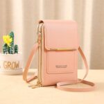 Women Bags Soft Leather Wallets Touch Screen Cell Phone Purse Crossbody Shoulder Strap Handbag for Female Cheap Women’s Bags