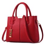 Women Crossbody Handbag Bag European and American Design Simple Large Capacity Single Shoulder Solid Color