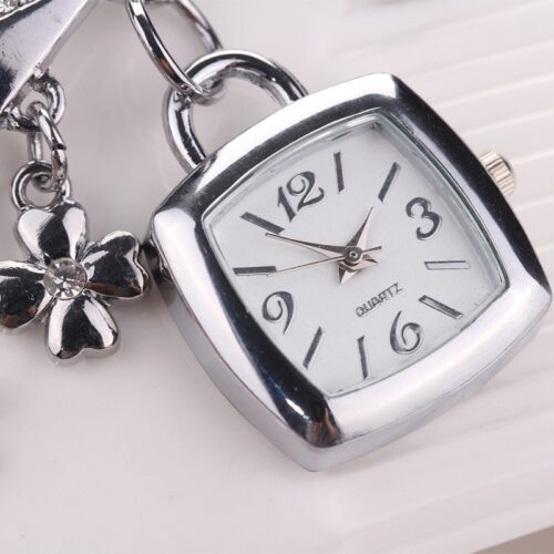 Image of a women's pendant wristwatch, a stylish accessory worn as a necklace.