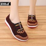 Women's Soft Bottom Non-Slip Middle-aged Leisure Cloth Flat Mom Shoes Female Shoes New Style