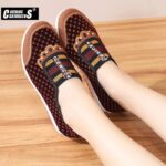 Women's Soft Bottom Non-Slip Middle-aged Leisure Cloth Flat Mom Shoes Female Shoes New Style