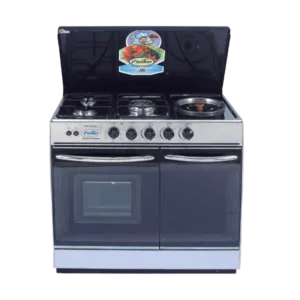 Cooking range with deep Frayer