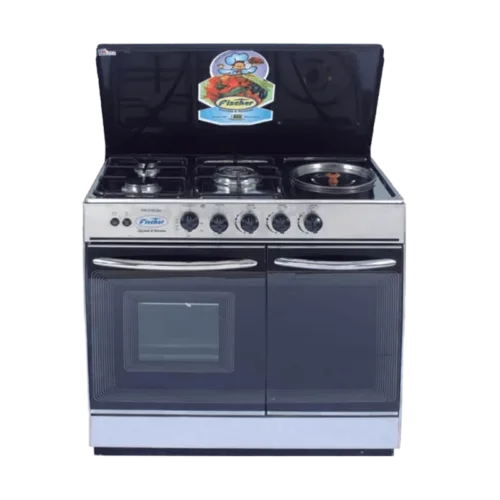 Cooking range with deep Frayer