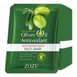 10pcs Olive Facial Mask Moisturizing Soothing Firming Anti-Aging Whitening Face Sheet Mask Skin Care Products Beauty Health