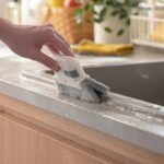 Groove Cleaning brush 2 in 1 Hand-held Cleaning Products Home Kitchen Accessories Cleaning Tools