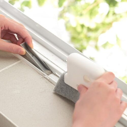 Handheld Groove Cleaning Brush, a tool for deep cleaning hard-to-reach areas.