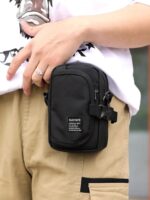 Men Waist Pack Bag Small Pocket Military Waist Pack Running Pouch Travel Multifunctional Small Messenger Bag