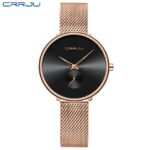 Luxury Women Watch Simple and Casual Ladies Daily Mesh Strap Wristwatch