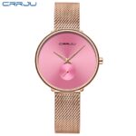 Luxury Women Watch Simple and Casual Ladies Daily Mesh Strap Wristwatch