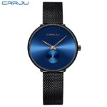 Luxury Women Watch Simple and Casual Ladies Daily Mesh Strap Wristwatch